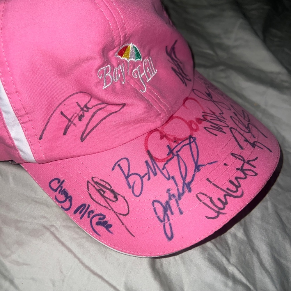 2017 Bay Hill Arnold Palmer invitational signed hat ladies fit pink - Picture 3 of 4